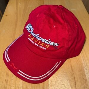 Vintage Budweiser Racing hat